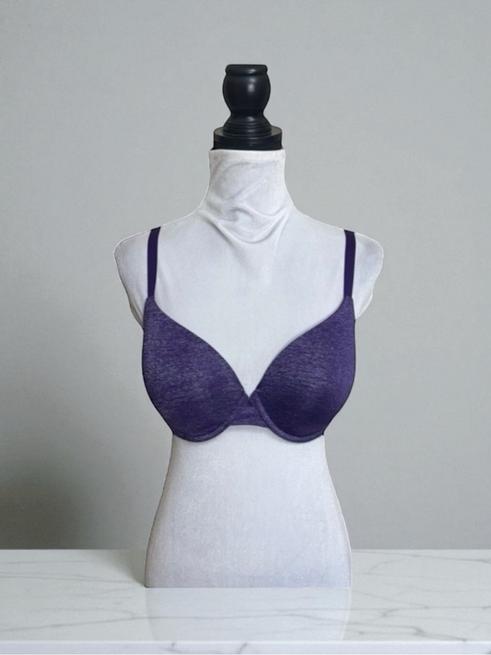Victoria’s Secret purple Uplift Semi Demi bra lingerie sexy bra size 36DD